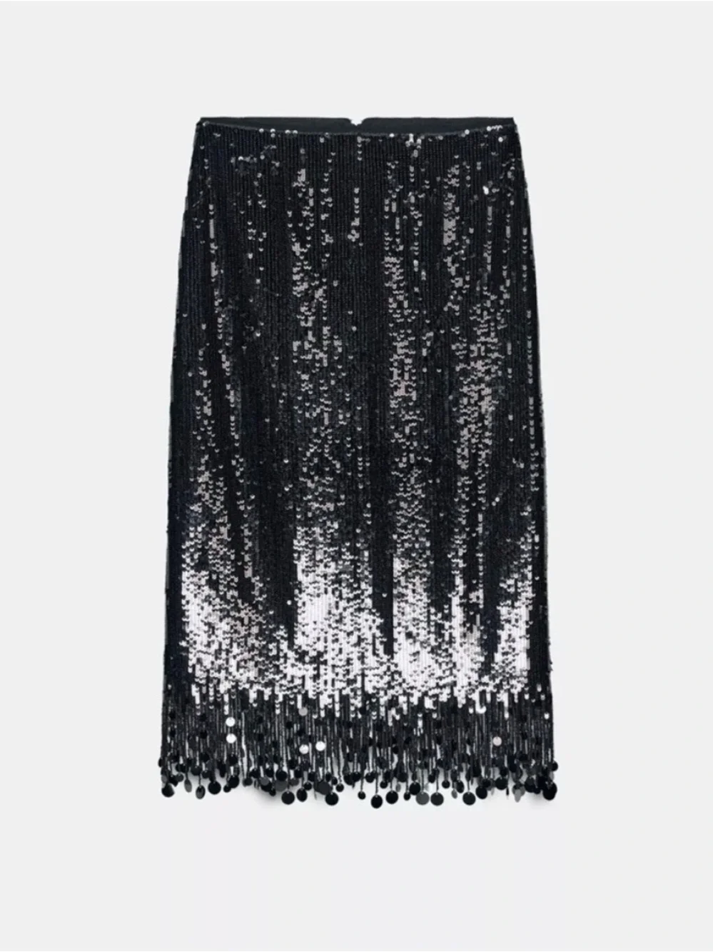 Zara sequin midi skirt size Xs
